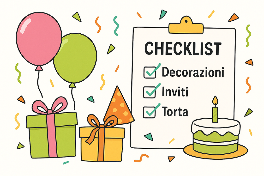 Checklist per organizzare una festa senza stress