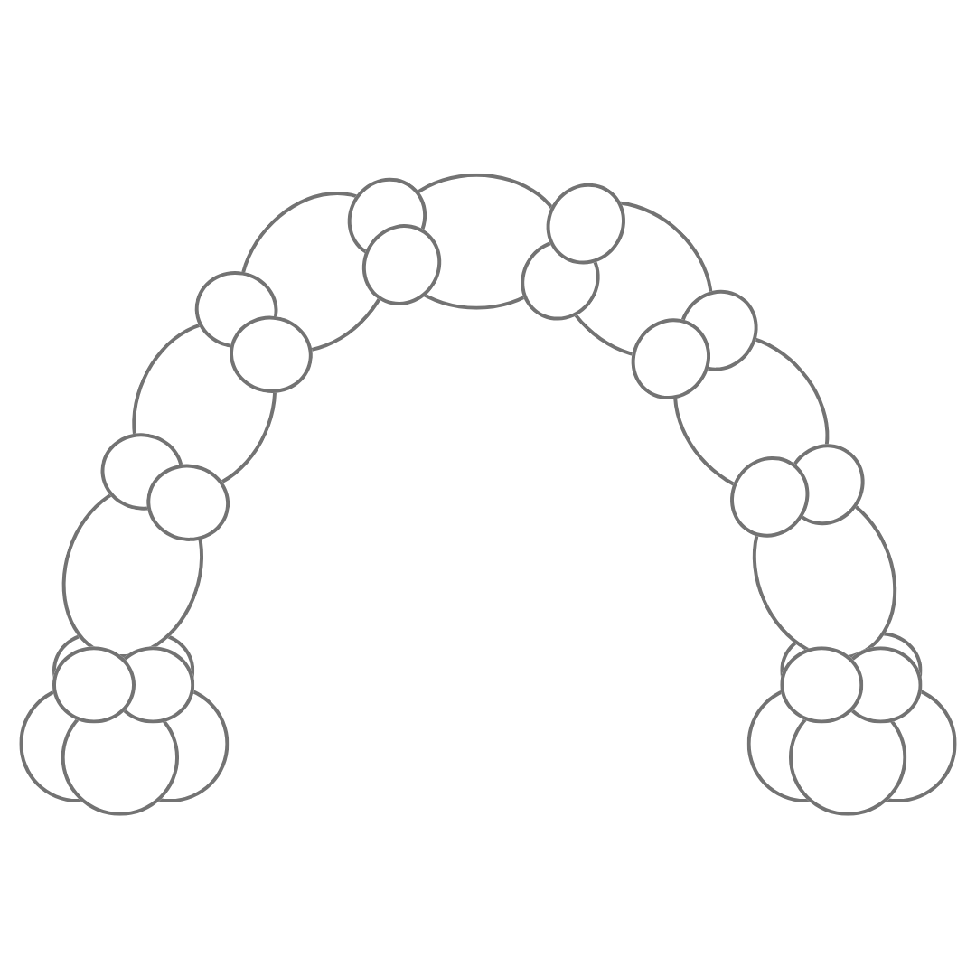 Arco da tavola - Partydea