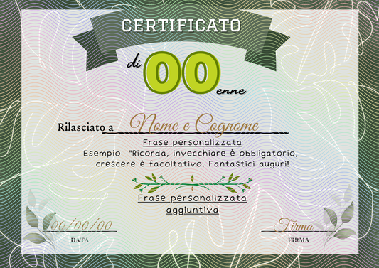 Compleanno Verde