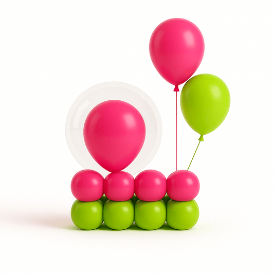 Bubble su base doppia - Partydea