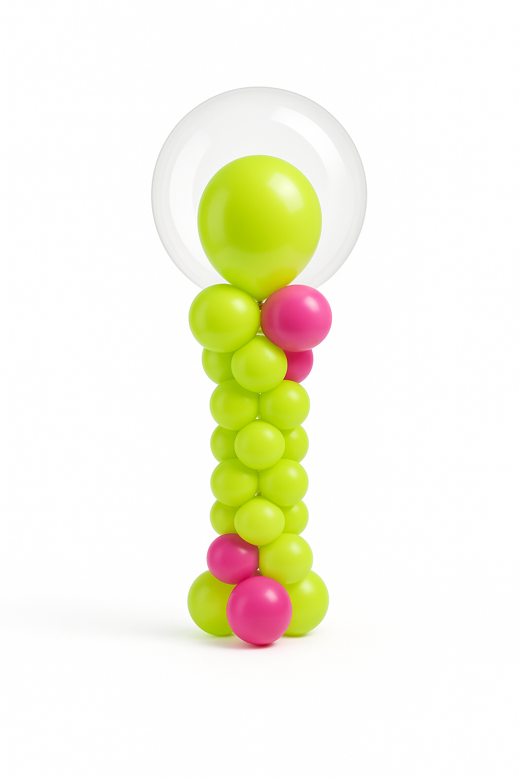 Colonna con pallone sferico