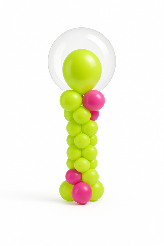 Colonna con pallone sferico