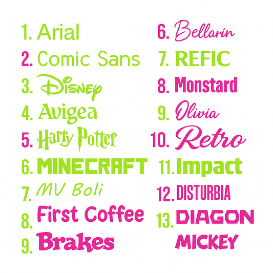 Testo Personalizzato - Partydea